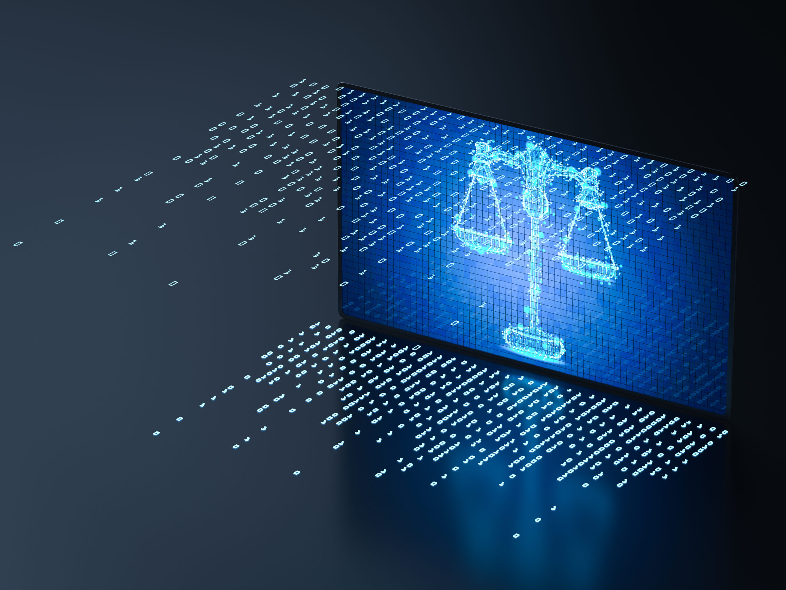 Cyber law concept